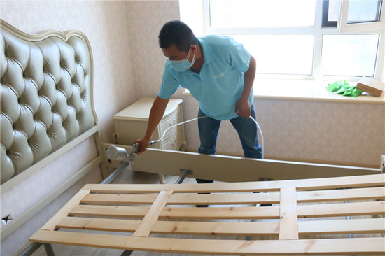 上海浦东新区香榭丽花园室内除甲醛