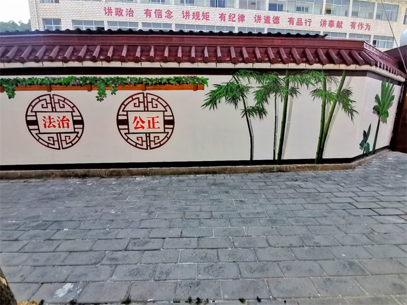 兰州文化墙墙绘怎么施工