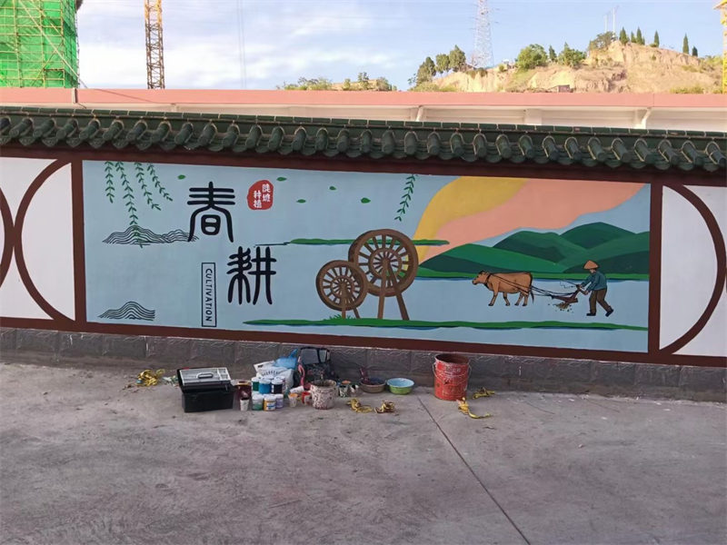 兰州墙体彩绘墙的制作方法