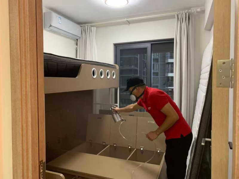 崖州完保利小区甲醛治理施工