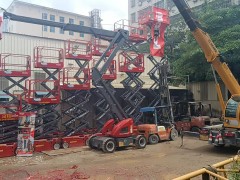 普宁高空作业车出租：多台设备同时调度，大型工程适配