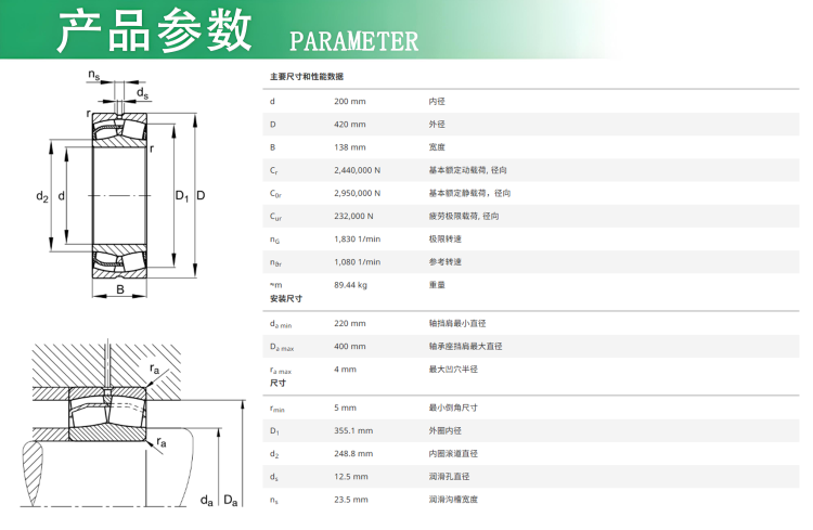 22340-BE-XL规格参数