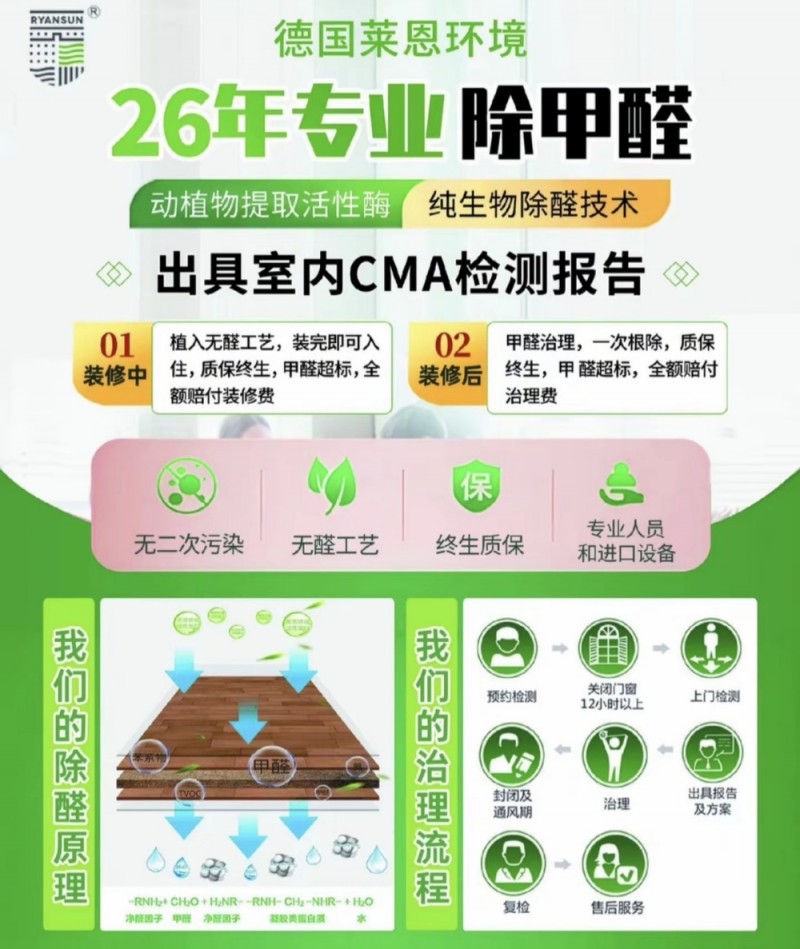 甲醛危害的预防与消除
