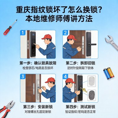 重庆指纹锁坏了怎么换锁？本地维修