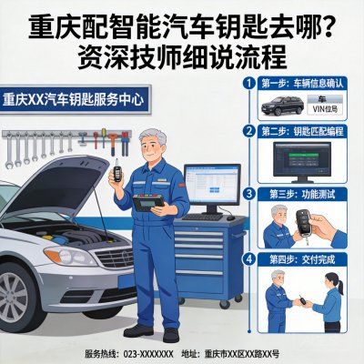 重庆配智能汽车钥匙去哪？资深技师