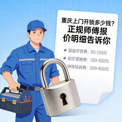 重庆上门开锁多少钱？正规师傅报价