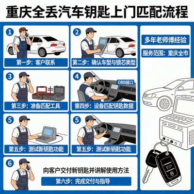 重庆全丢汽车钥匙上门匹配流程？多