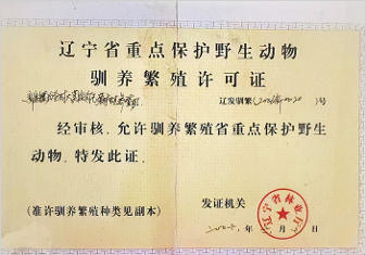 驯养繁殖许可证