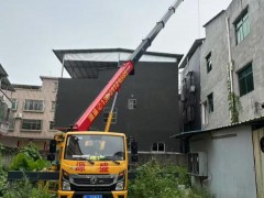 平谭小吊车出租寺庙大钟怎么吊？传统作业有新方法